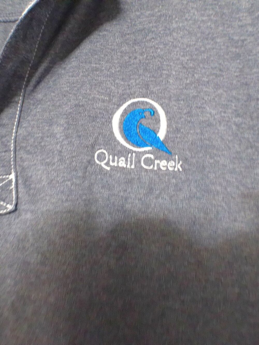FootJoy FJ Golf Polo Shirt Men’s XL Gray Quail Creek Athletic Fit Style Perform - Picture 3 of 4